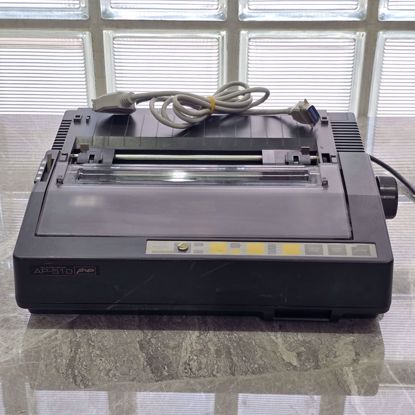 صورة طابعه صخر قديمه شغاله وبحاله ممتازه