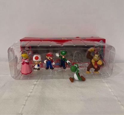 صورة ٦ مجسمات ماريو صغيره