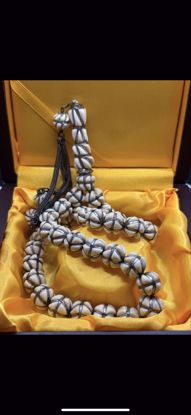 Picture of مسباح من العاج قديم مرصع بالفضه