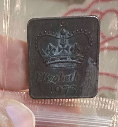 Picture of ميدالية ١٩٧٣ + عملة ديانا مطلية بالذهب