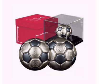 صورة 3 اونصات فضه كاس العالم قطر اصدار محدود 2022 حبه